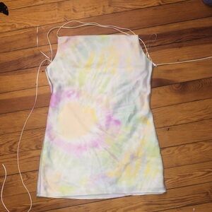 Zara Tie-Dye Pastel Mini Dress